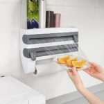 Distributeur mural 3-en-1 pour cuisine