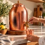 Distributeur d’Eau en Cuivre Martelé — 5L & 8L